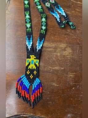 Native American Seed Bead Traditional Necklace